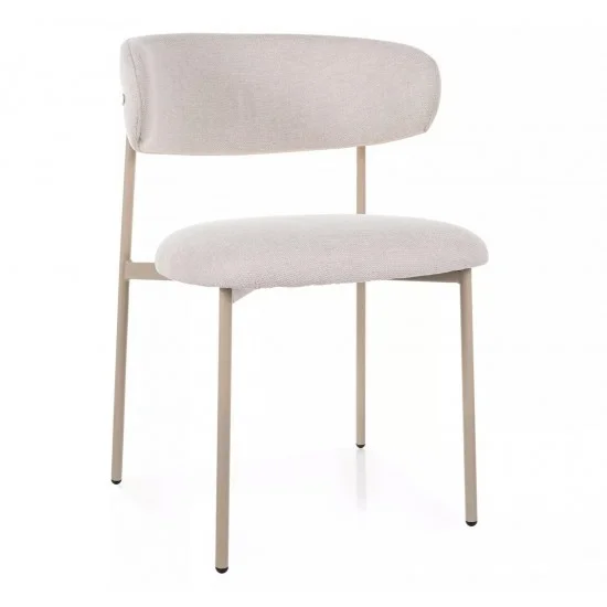 Стул кухонный ELTON BREGO кашемир металл / светлый беж 22 ELTONBRKJBE 1