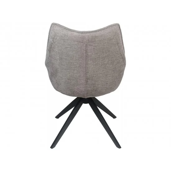 Стілець кухонний CODA BREGO чорний каркас / беж 34 CODABRCBE 7