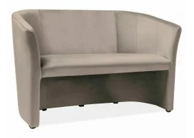 Софа TM-2 VELVET темный беж / венге BL.40 TM2V40