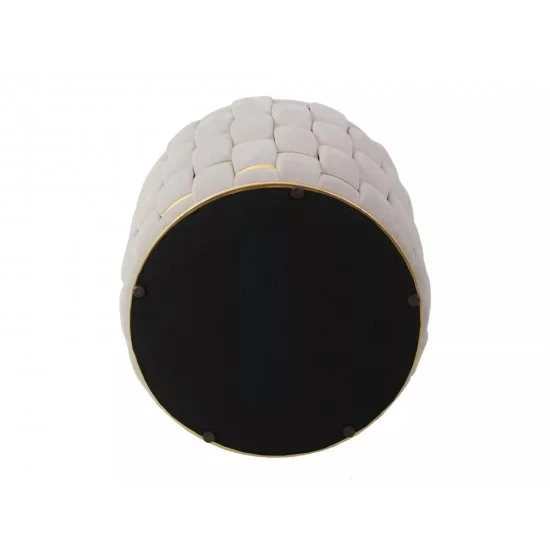 Пуф TIARA VELVET светлый беж Тк.250 TIARAVJBE 3