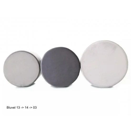 Пуф DOTI A VELVET серый BL.14 d.43 DOTIAV14 3