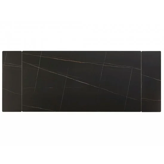 Стол обеденный раскладной IMPERIA 160(220)*90 черный IMPERIAC160 8