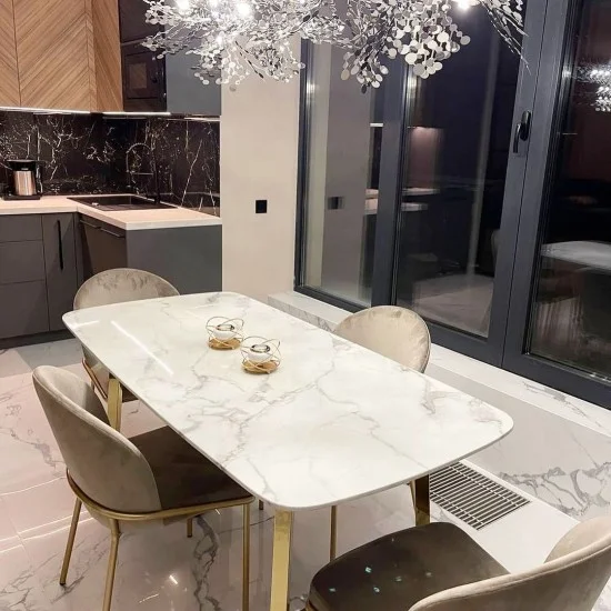 Стул Милтон металл сиденье ткань 500x560x825 бежевый золото 3