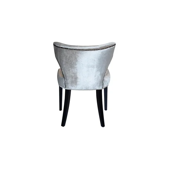 Стілець Тріумф бежевий Дерево сидіння Тканина 535x440x790 чорна нога 11