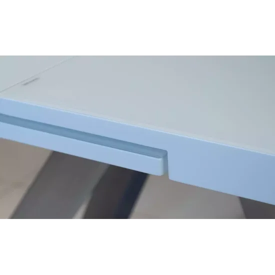 Стол Кемел обеденный раскладной 1400 / 1800х850х760 белый глянец 5