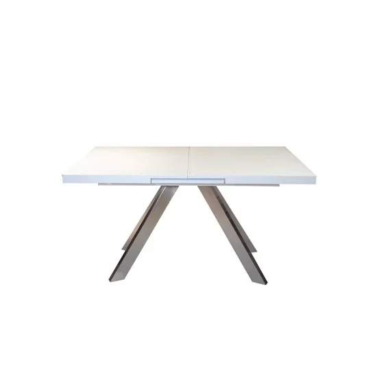 Стол Кемел обеденный раскладной 1400 / 1800х850х760 белый глянец 6