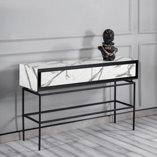 Консоль Палацо белый глянец 2