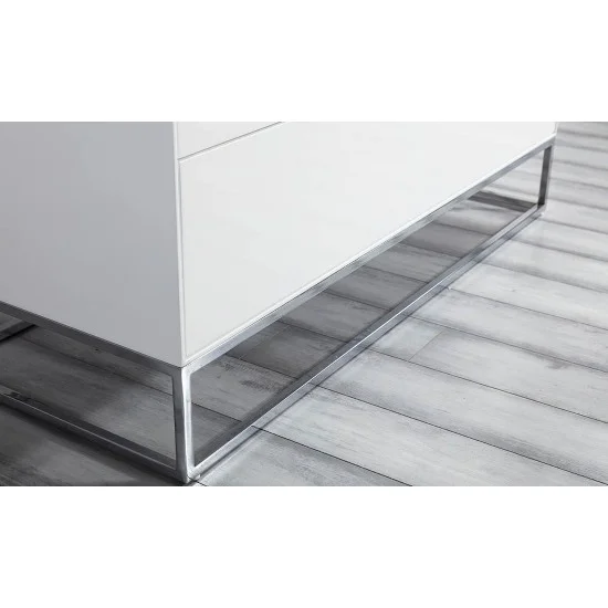 Комод Шайн білий глянець 110x45x82 см. 6