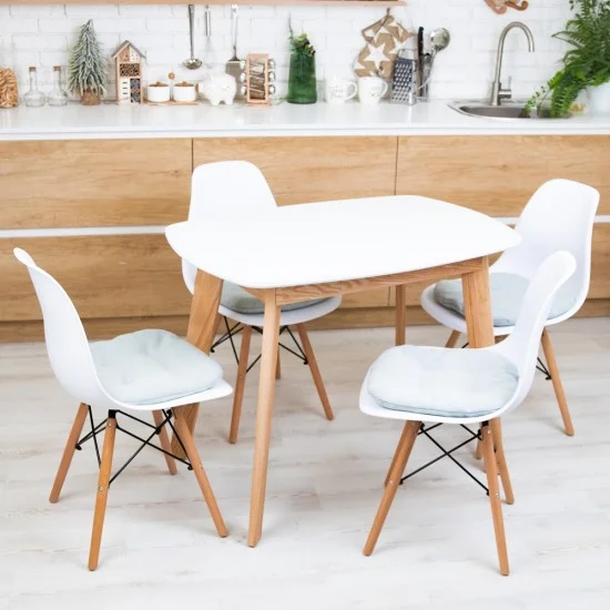 Стол прямоугольный обеденный кухонный Onto Винцензо 100 Белый 6