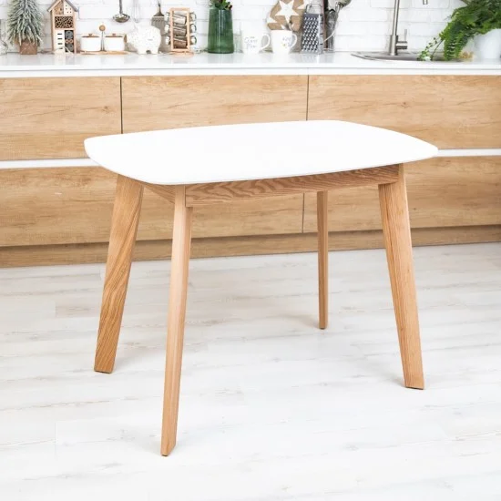 Стол прямоугольный обеденный кухонный Onto Винцензо 100 Белый 1