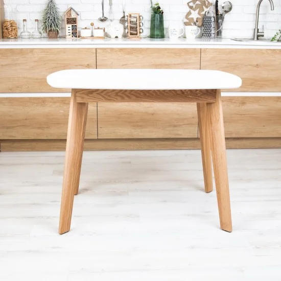 Стол прямоугольный обеденный кухонный Onto Винцензо 100 Белый 2