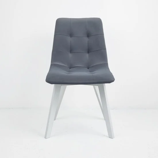 Стул Onto Дарио Серый белые ножки 5