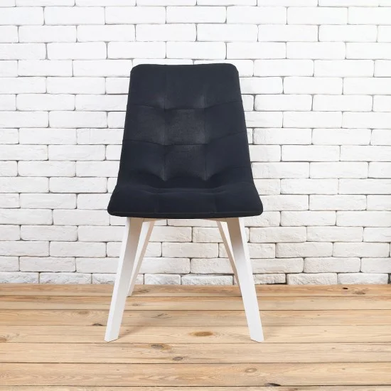 Стул Onto Дарио Черный белые ножки 5