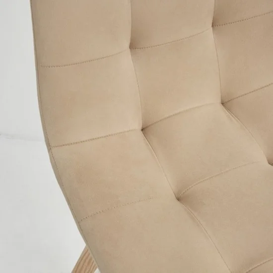 Стілець Onto Даріо Бежевий білі ніжки 7