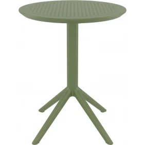 Стіл садовий круглий Siesta Sky Folding Table 60 Оливковий
