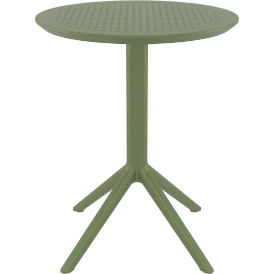 Стіл садовий круглий Siesta Sky Folding Table 60 Оливковий 1