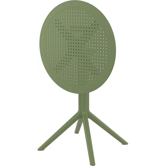 Стіл садовий круглий Siesta Sky Folding Table 60 Оливковий 7