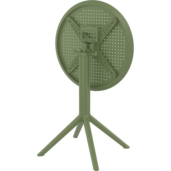 Стіл садовий круглий Siesta Sky Folding Table 60 Оливковий 5
