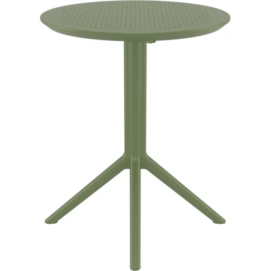 Стіл садовий круглий Siesta Sky Folding Table 60 Оливковий 3