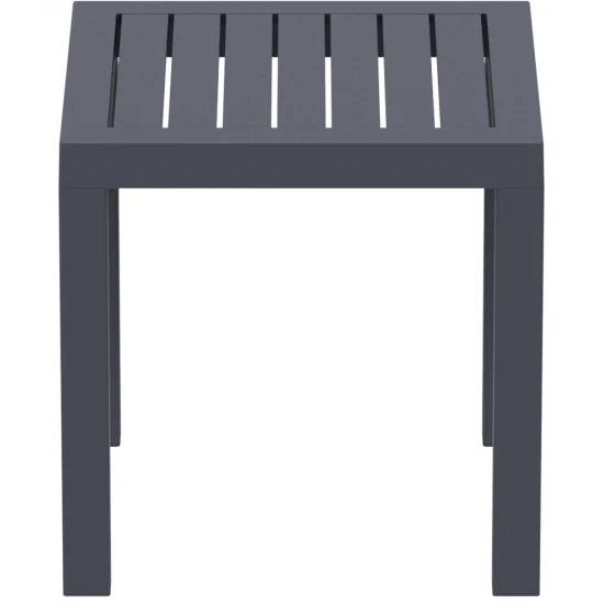 Стол садовый для шезлонга Siesta Ocean Side Table Темно-серый 2