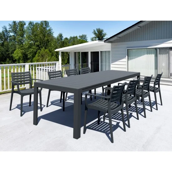 Стол садовый Siesta Atlantic Table 210/280 Черный 11