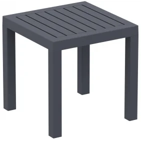 Стол садовый для шезлонга Siesta Ocean Side Table Темно-серый
