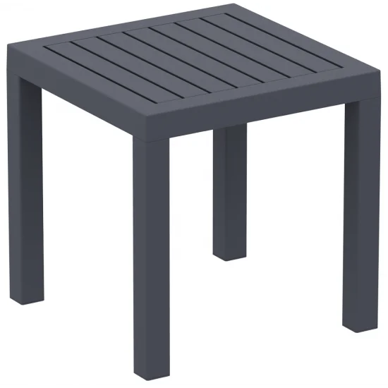 Стол садовый для шезлонга Siesta Ocean Side Table Темно-серый 1