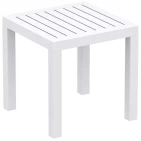 Стол садовый для шезлонга Siesta Ocean Side Table Белый