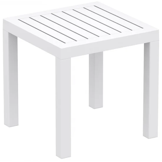 Стіл для шезлонгу Siesta Ocean Side Table Білий 1