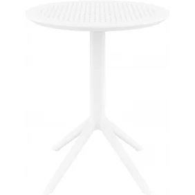 Стол садовый круглый Siesta Sky Folding Table 60 Белый