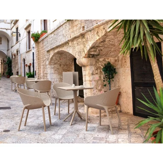 Стол садовый Siesta Sky Folding Table 60 Бежевый 12