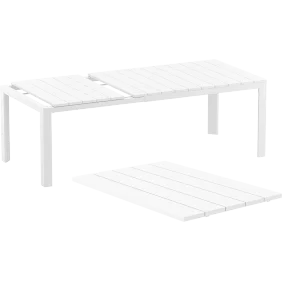 Стіл садовий Siesta Atlantic Table 140/210 Білий