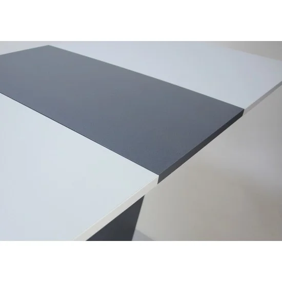 Стіл обідній розкладний Cosmo Grey 110(145)x68 см Графіт / Сірий Камінь 15