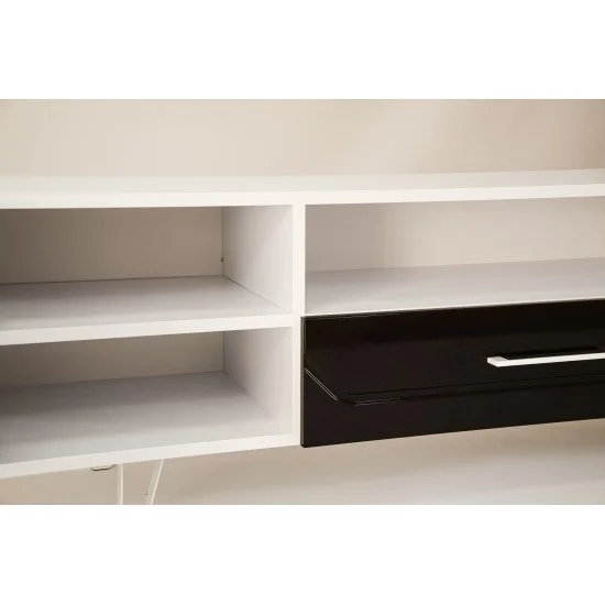 Тумба TV Maggio Білий / Бордово-бронзовий хамелеон 16