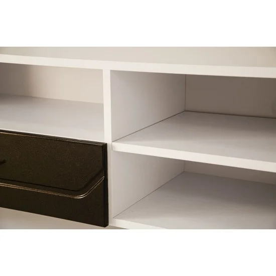 Тумба TV Maggio Білий / Бордово-бронзовий хамелеон 17