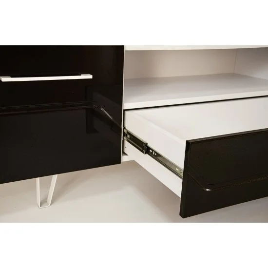 Тумба TV Maggio Білий / Бордово-бронзовий хамелеон 18