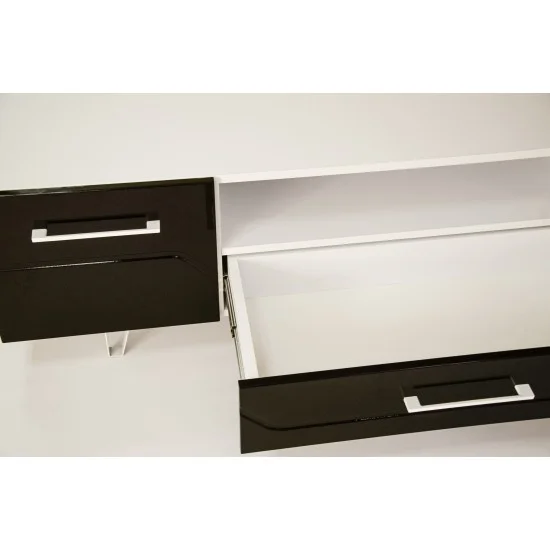 Тумба TV Maggio Білий / Бордово-бронзовий хамелеон 2