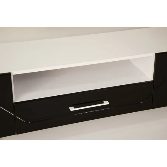 Тумба TV Maggio Білий / Бордово-бронзовий хамелеон 13