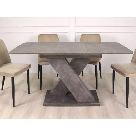 Стіл обідній розкладний Dark A 120(160)x80 Ательє Темний 5