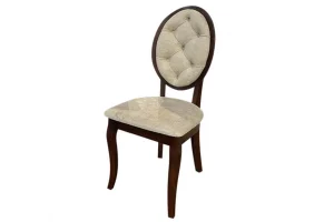 Стул Альбина Светло-бежевый ткань 450x450x963 каркас Орех