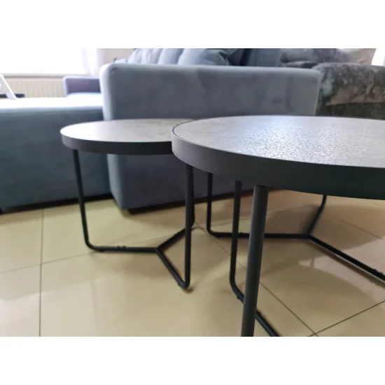 Журнальний столик Demeter Сірий / Чорний DEMETERSZC 6