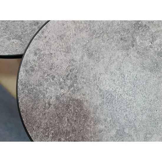 Журнальний столик Demeter Сірий / Чорний DEMETERSZC 3