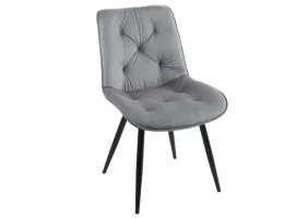 Стілець STYLE чорний/сірий