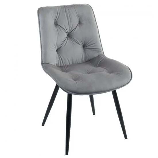 Стілець STYLE чорний/сірий 1