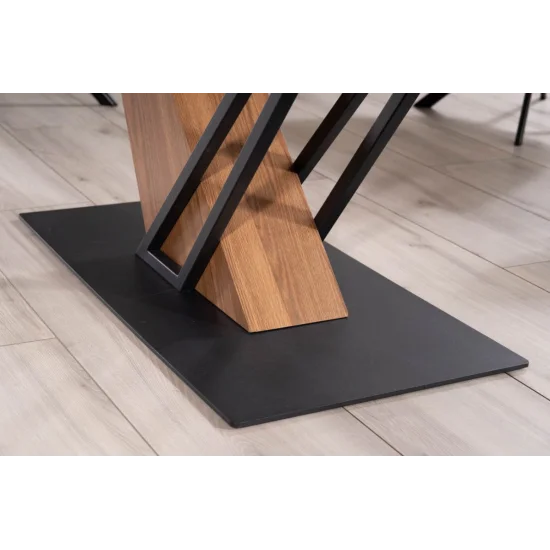 Стіл обідній розкладний GENESIS 180(240)*90 чорний/чорний/ясень GENESISCCJ180 18