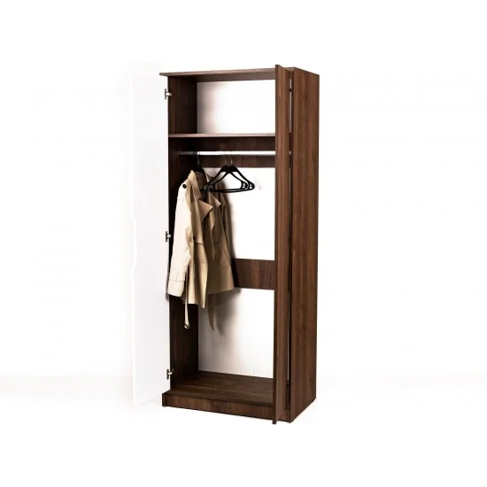 Шкаф NORD B Дуб Экспрессив Бронзовый/Белый Бриллиант 2