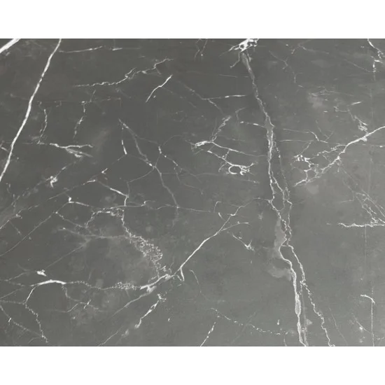 Стол обеденный раскладной OSLO CERAMIC 120(180)*80 черный глянец/черный каркас 8