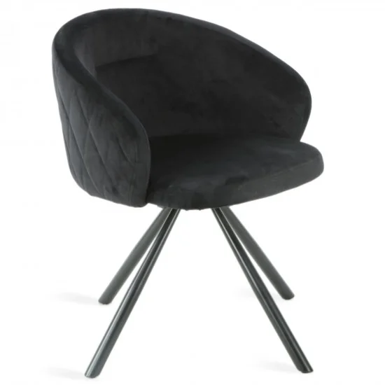 Стул KELLY черный каркас/черный 1