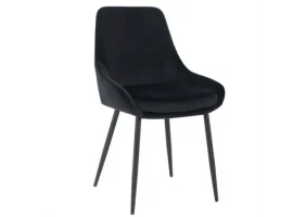 Стул кухонный HUGO черный каркас/черный