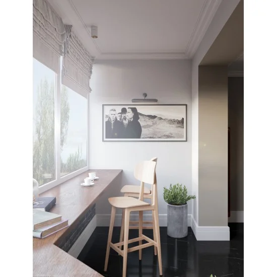 Барное кресло LULA Bar Натуральный каркас 9